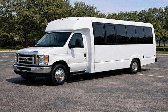 18-passenger minibus available for charter in Miami, FL
